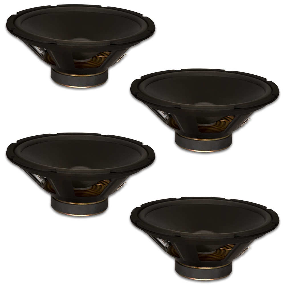 4 Goldwood Sound GW-412D Dual Voice Coil 12" Woofers 260 Watt each 6ohm Replacement Speakers