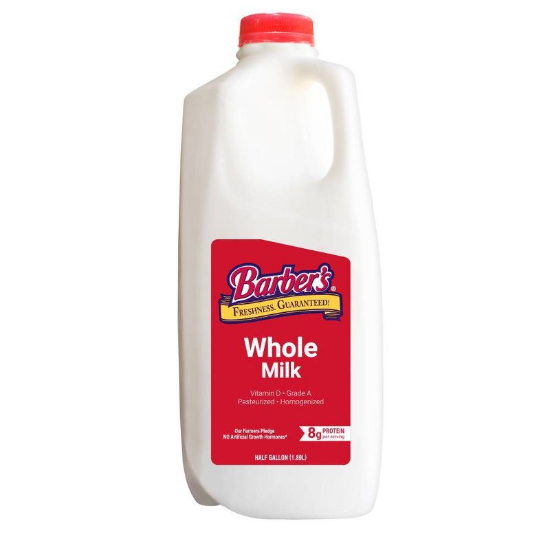 Barber Whole Milk - 0.5gal