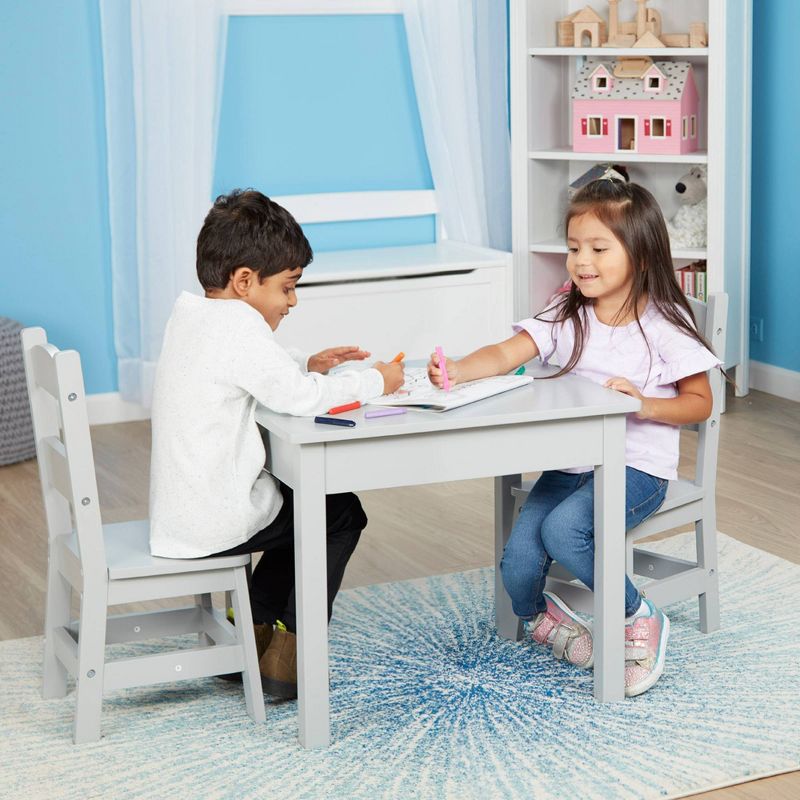 Melissa & Doug Wooden Child's Lift-Top Desk and Chair - Honey