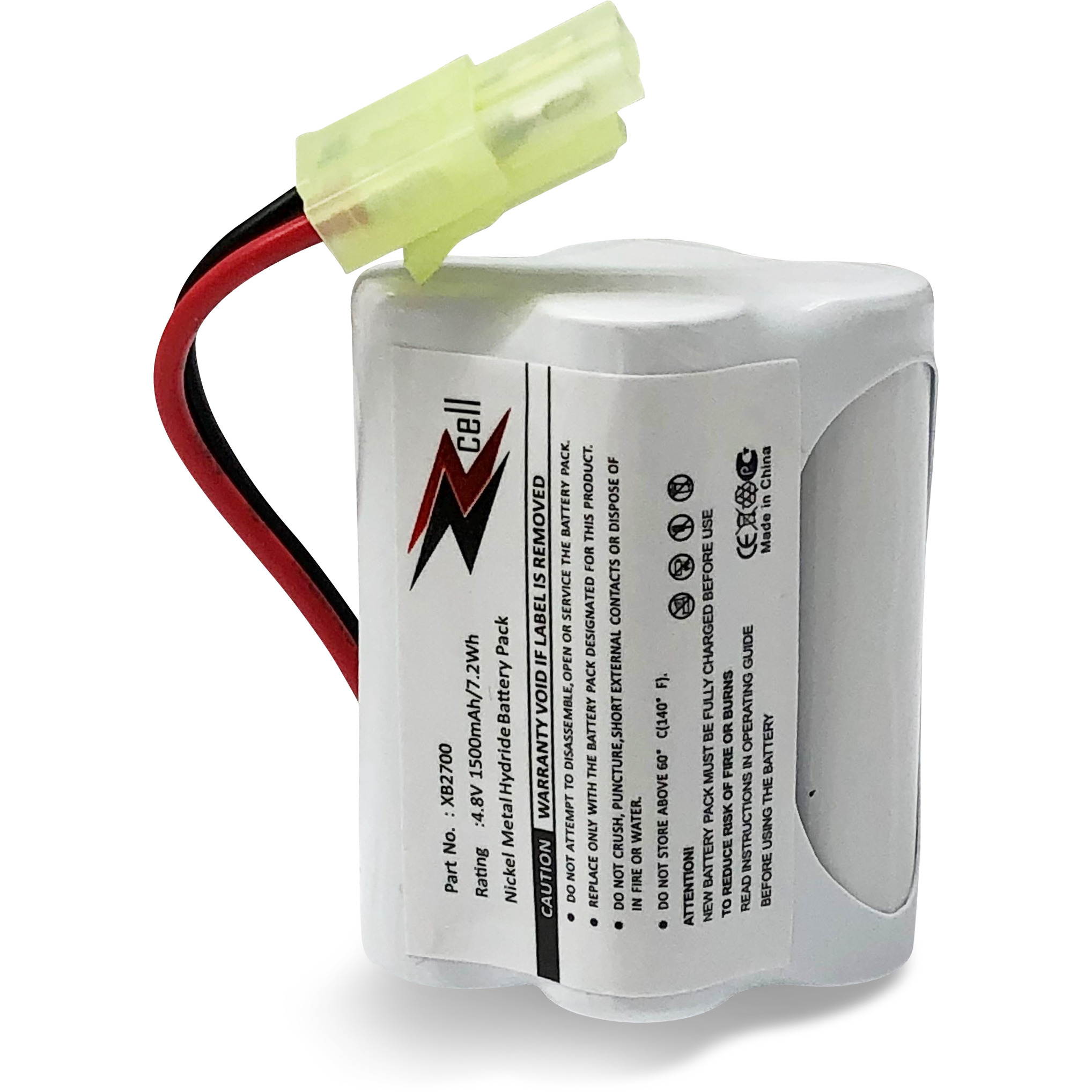 ZZcell Battery for Euro Pro Shark Vacuum Carpet and Carpet Sweeper XB2700, V2700Z, VAC-XB2700, 1500mAh