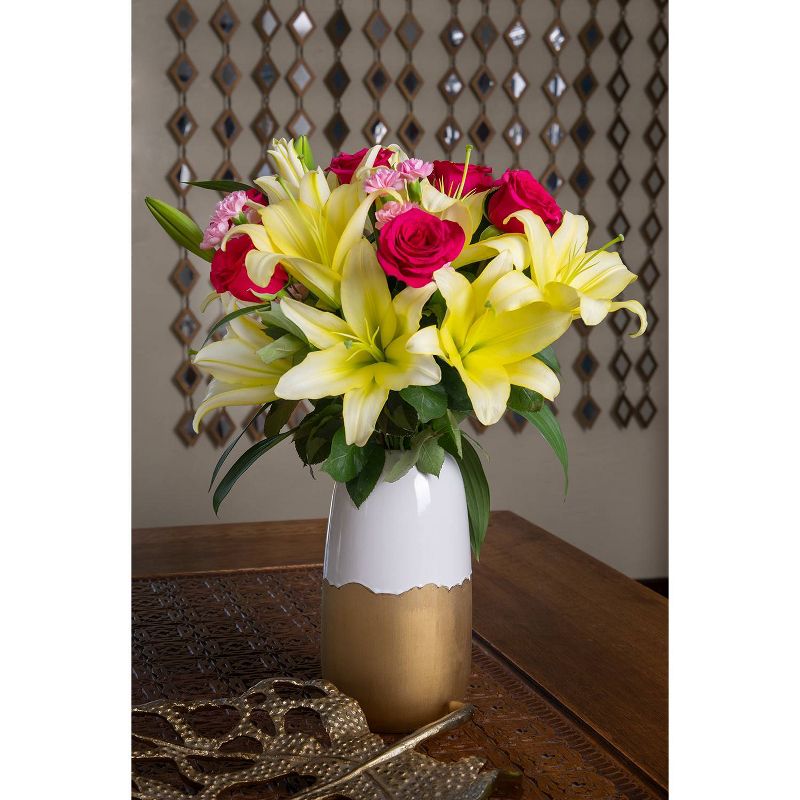 Colour Republic Hot Pink Garden Rose Bouquet