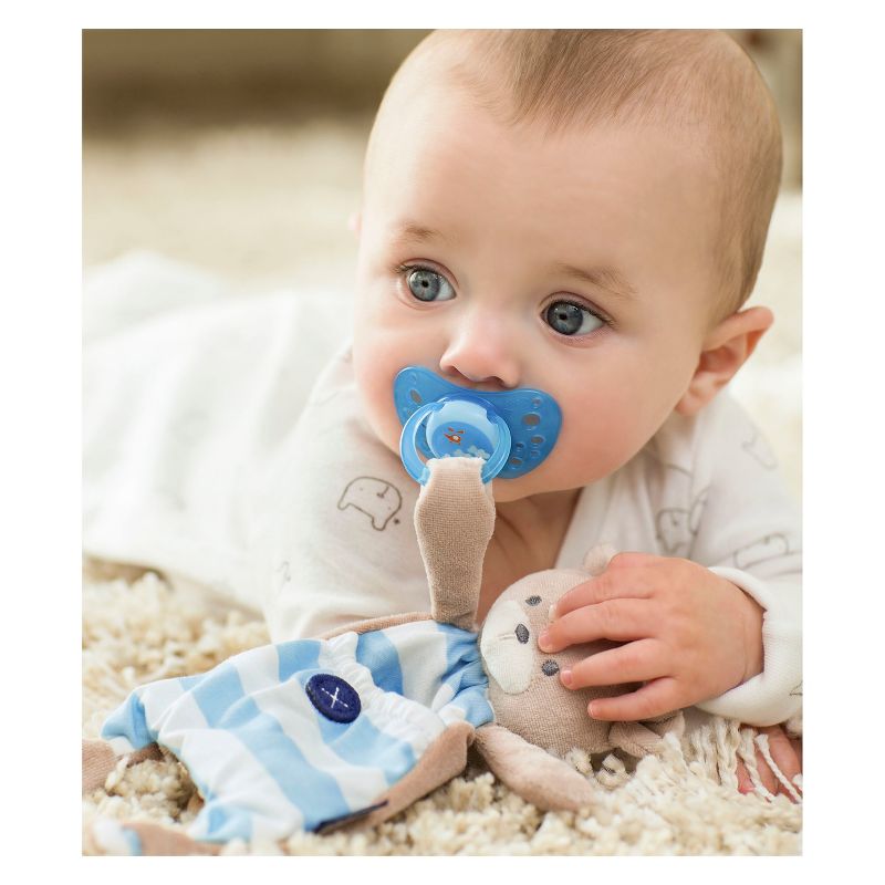 Chicco Pocket Buddies Pacifier Holder - Blue
