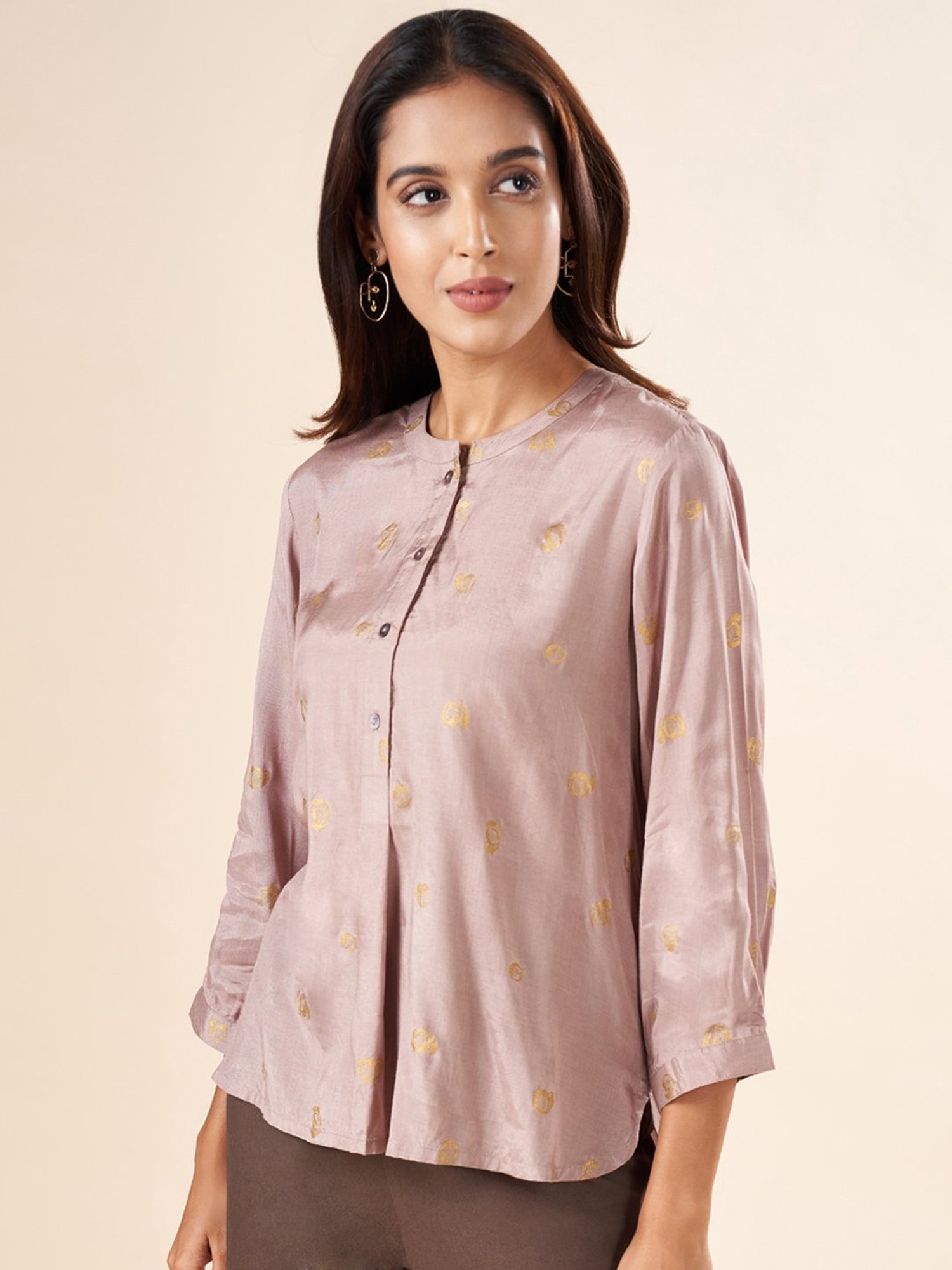 Akkriti by Pantaloons Pink Printed Tunic