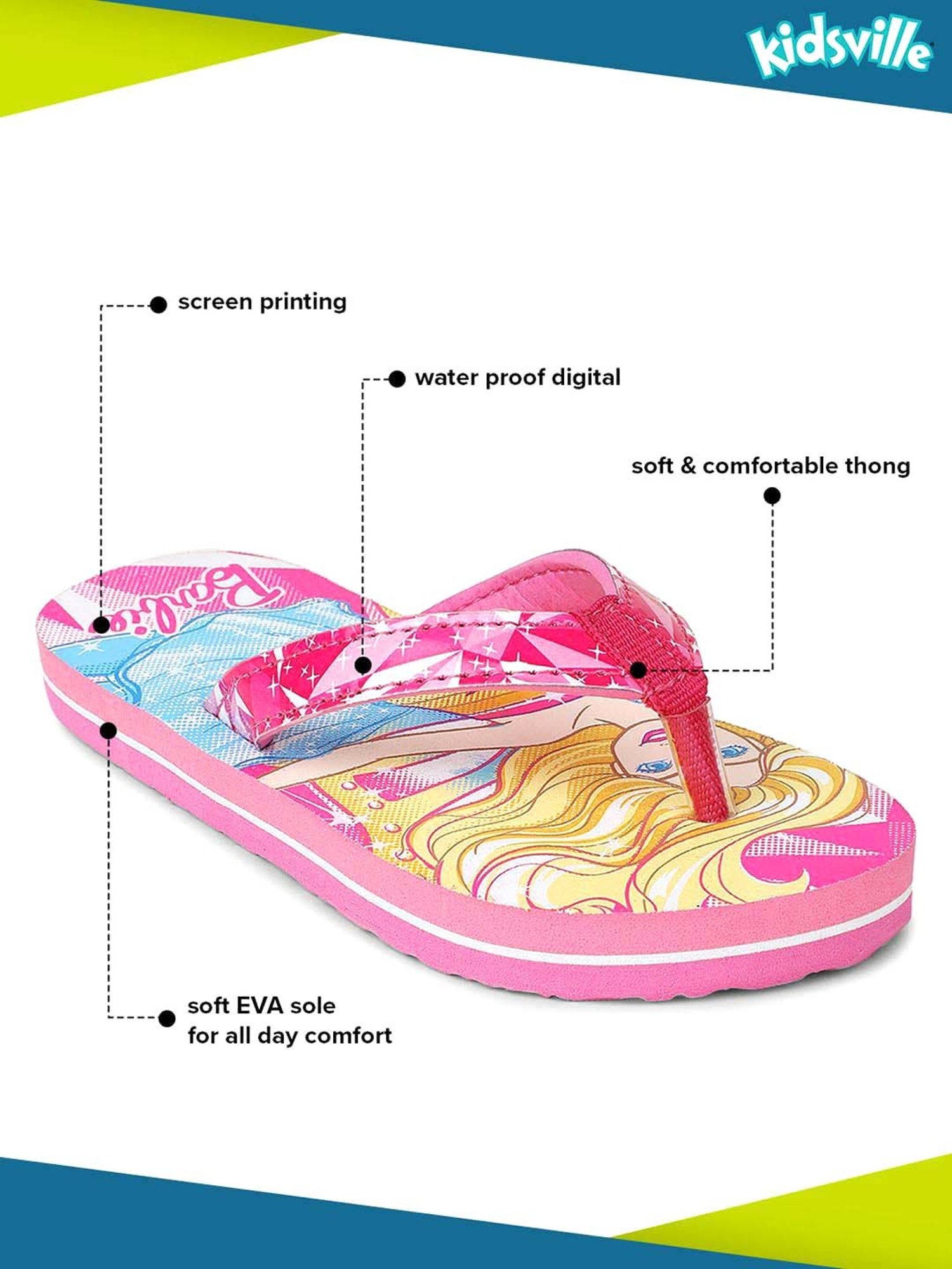 Passion Petals Kids Pink Sling Back Clogs