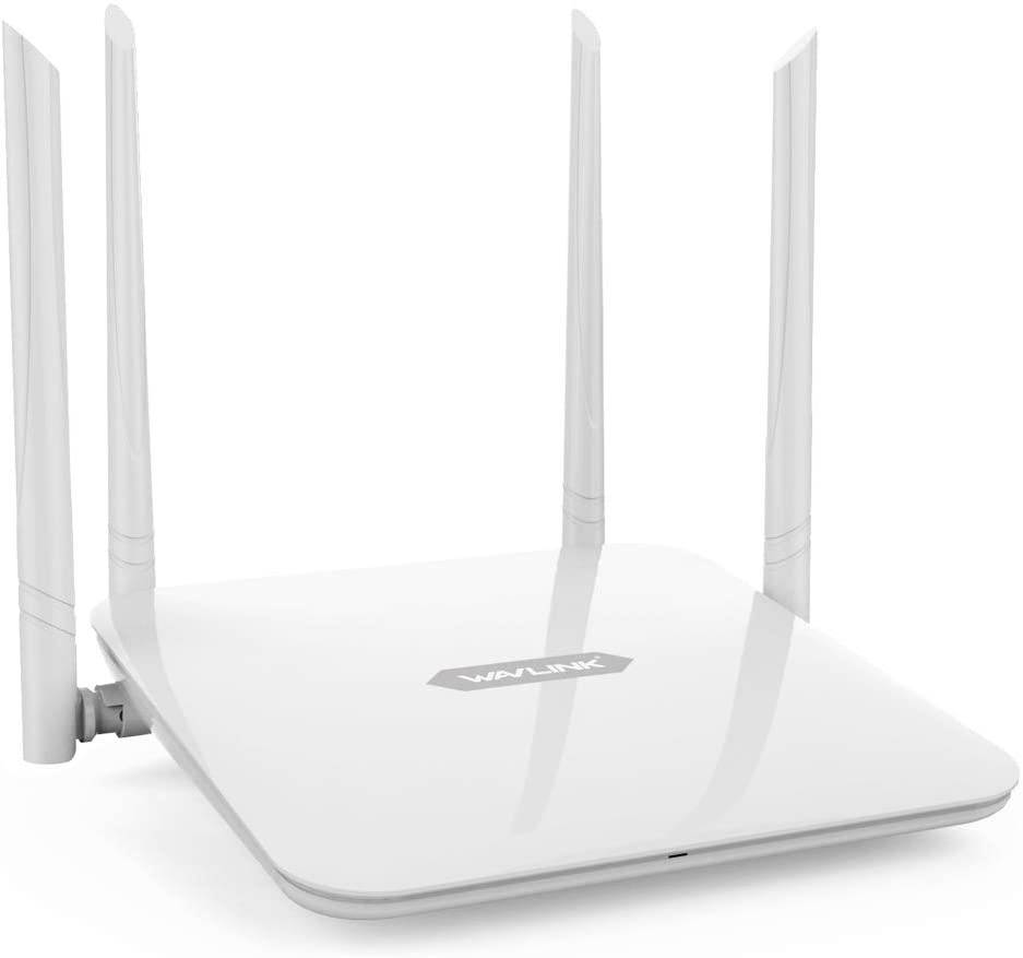 Gigabit WiFi RouterWAVLINK Home Router 1200Mbps WiFi RouterHigh Power Wireless Wi-Fi RouterDual Band 5Ghz+2.4Ghz with 2 x 2 MIMO 5dBi Antennas Internet Router