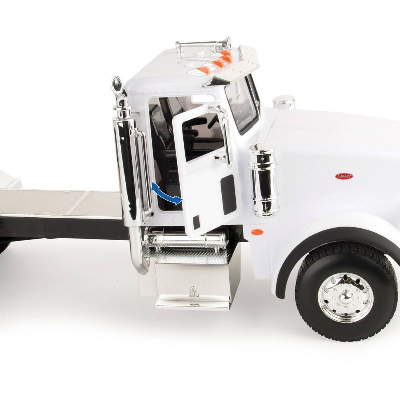 Big Farm Peterbilt Model 367 Logging Truck with PUP Trailer & Logs