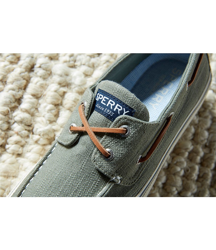 Sperry Men's Bahama II Baja Linen Boat Shoes