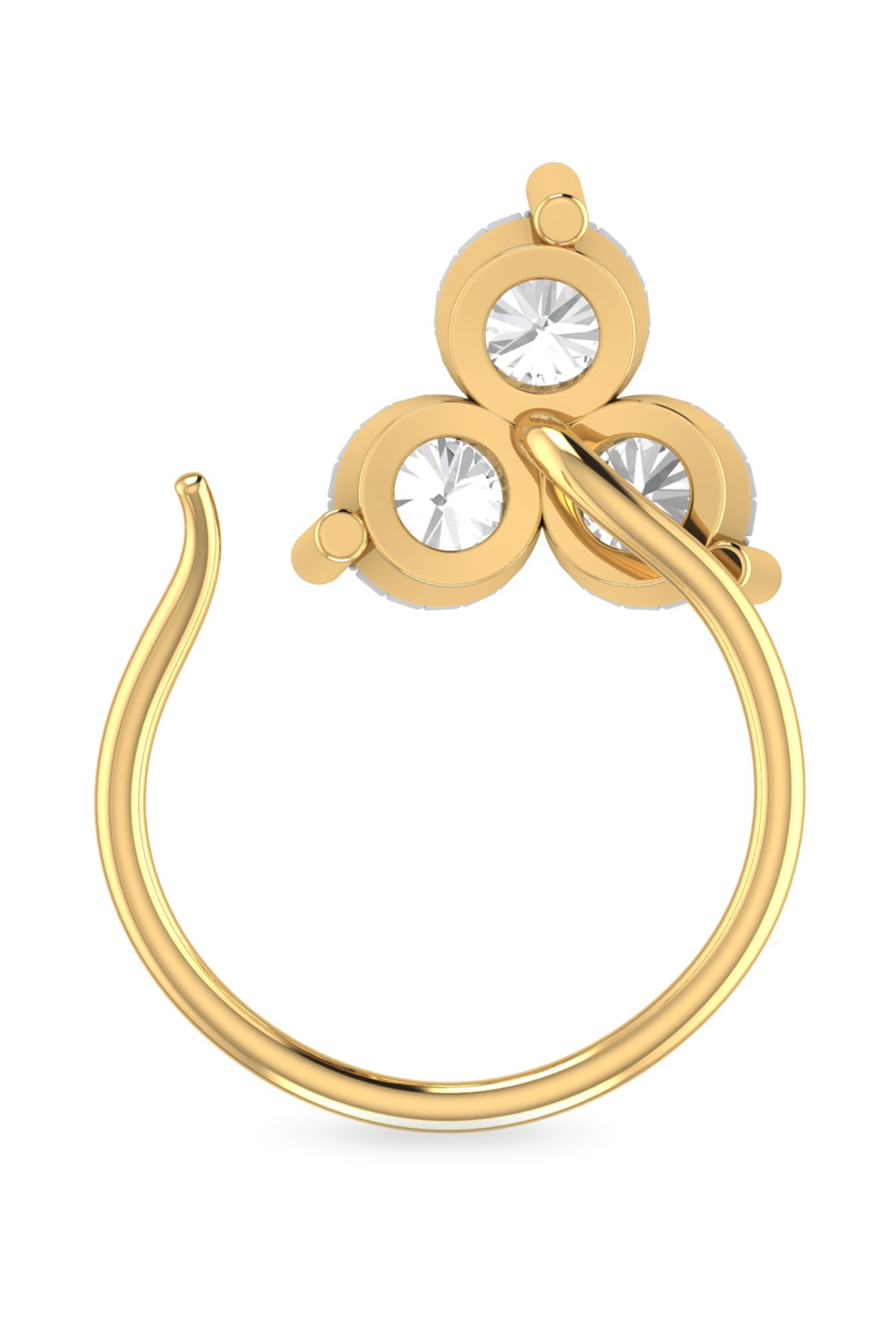 PC Jeweller Bailintin 22 kt Gold Nosepin