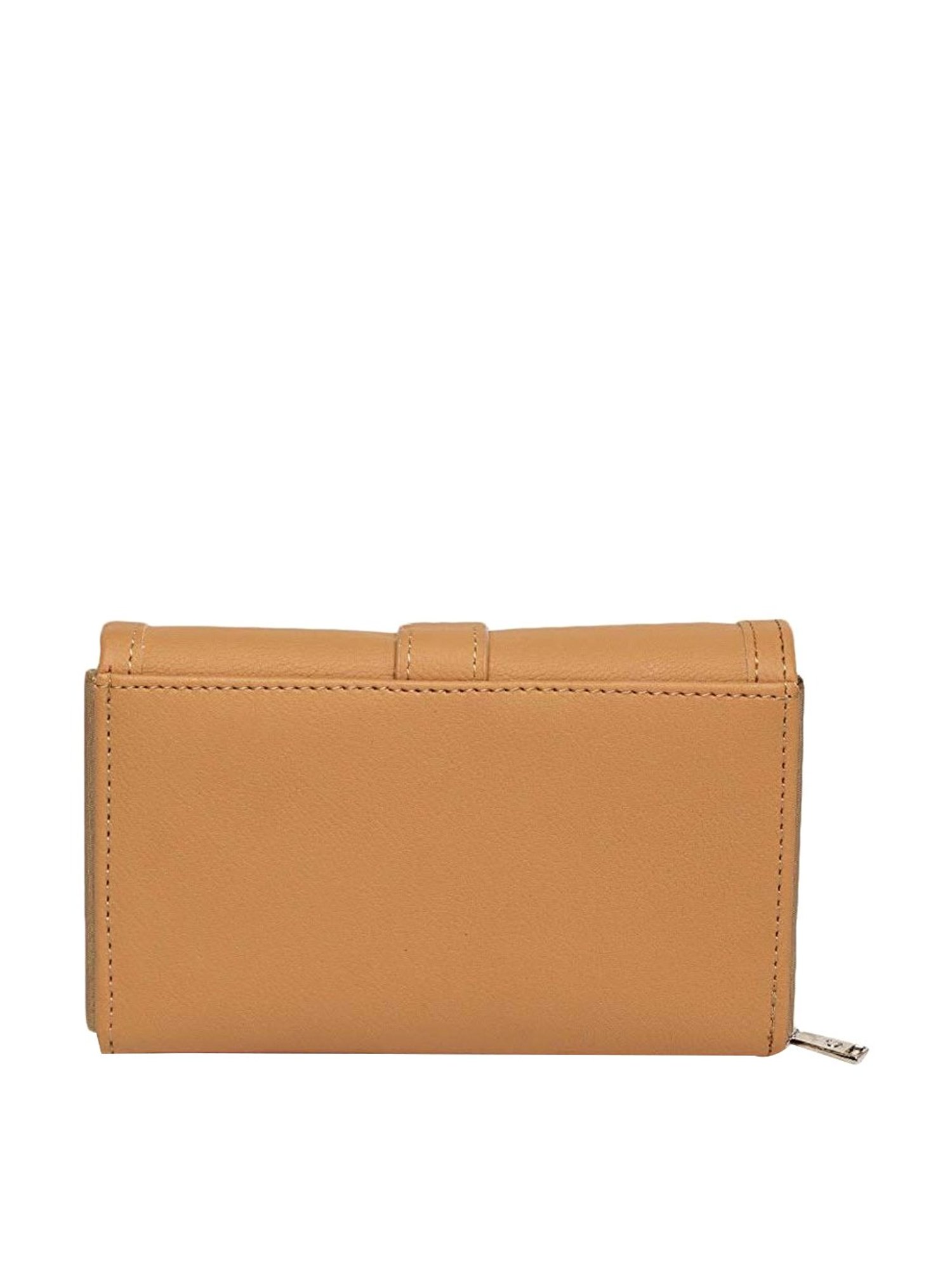 Giordano Tan & Black Paneled Wallet for Women
