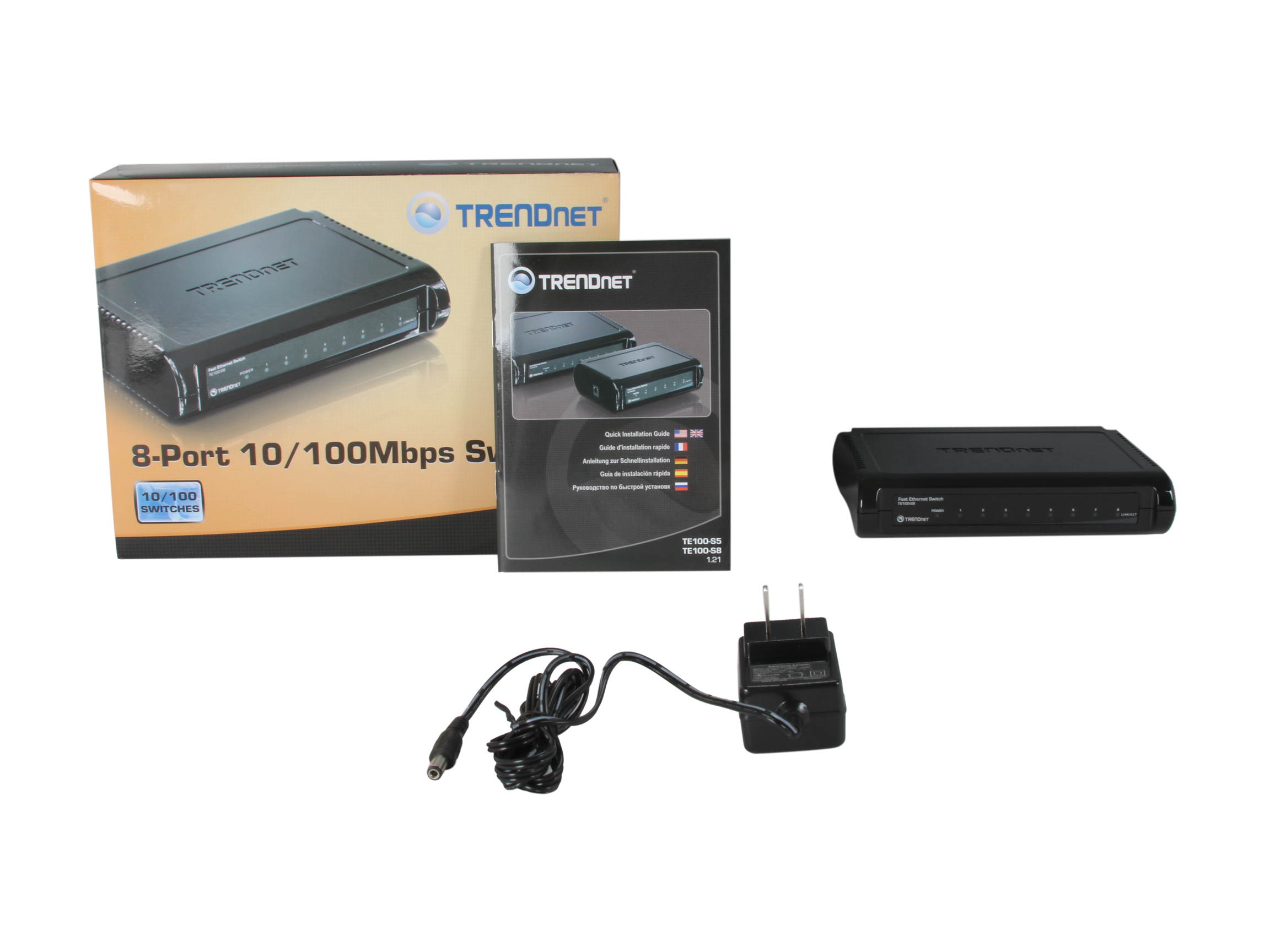 TRENDnet TE100-S8 Unmanaged Fast Ethernet Switch