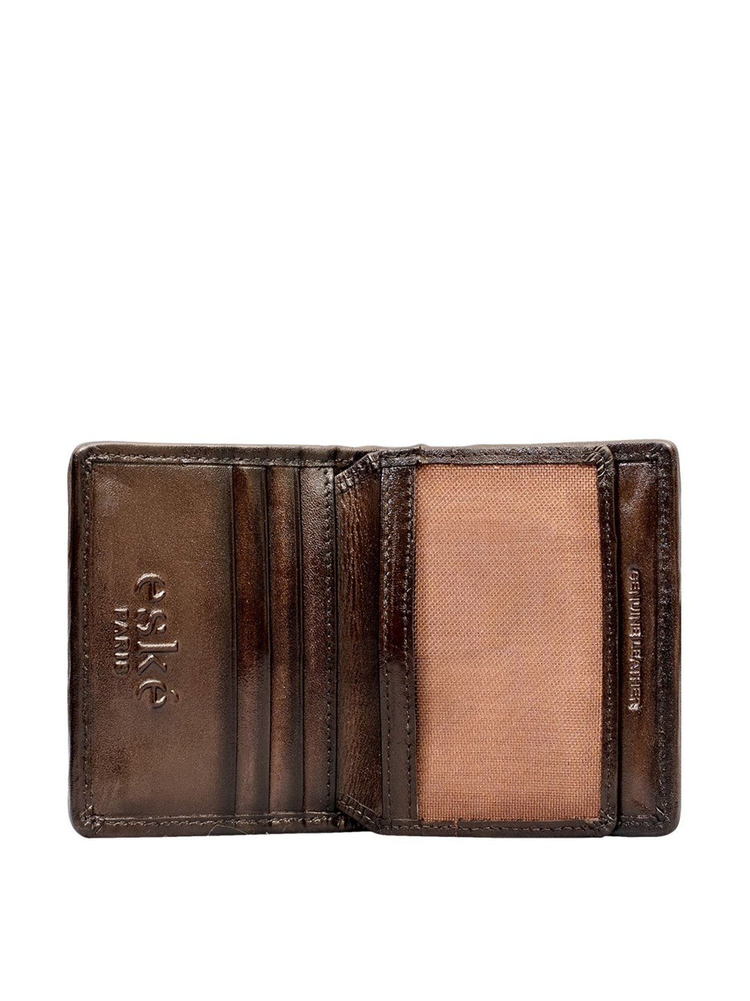 Eske Brown Leather Card Holder