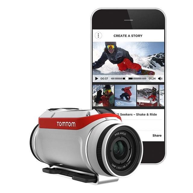 TomTom Bandit 16MP 4K Ultra HD Action Camera, Wi-Fi and Bluetooth Connectivity, GPS, Base Pack