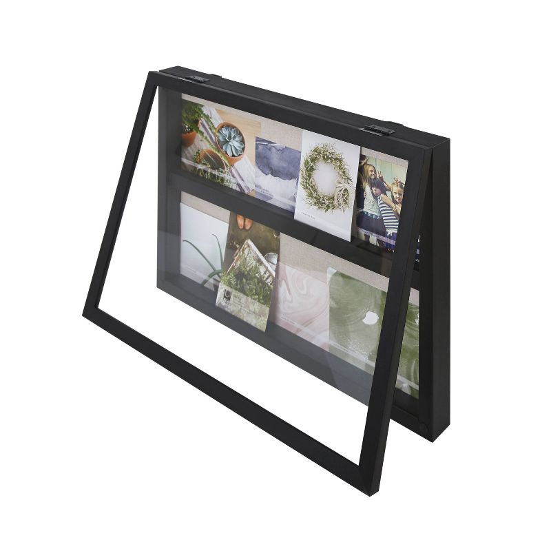 20"X15" Ledge Landscape Photo Display Black - Loft By Umbra