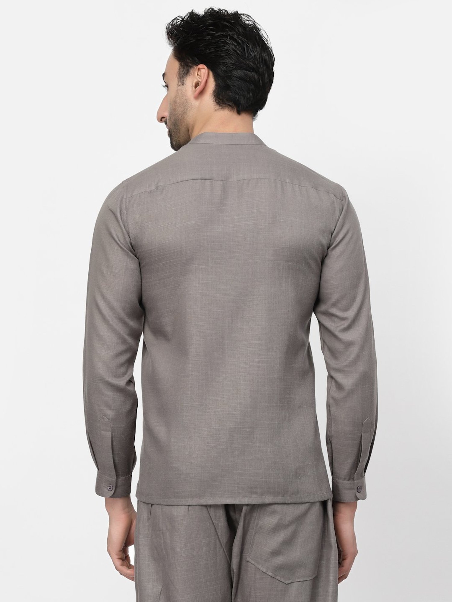 Lela Grey Regular Fit Shirt