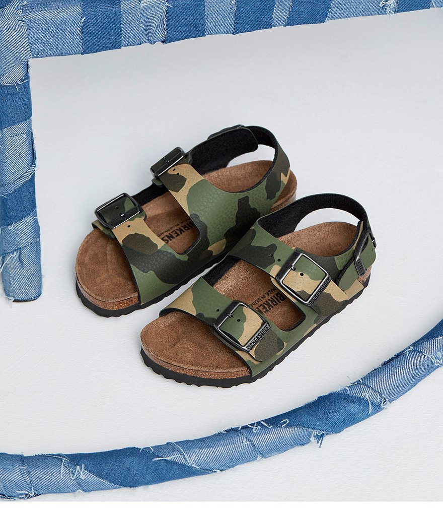 Birkenstock Kids' Milano Camo Birko Flor Sandals (Toddler)
