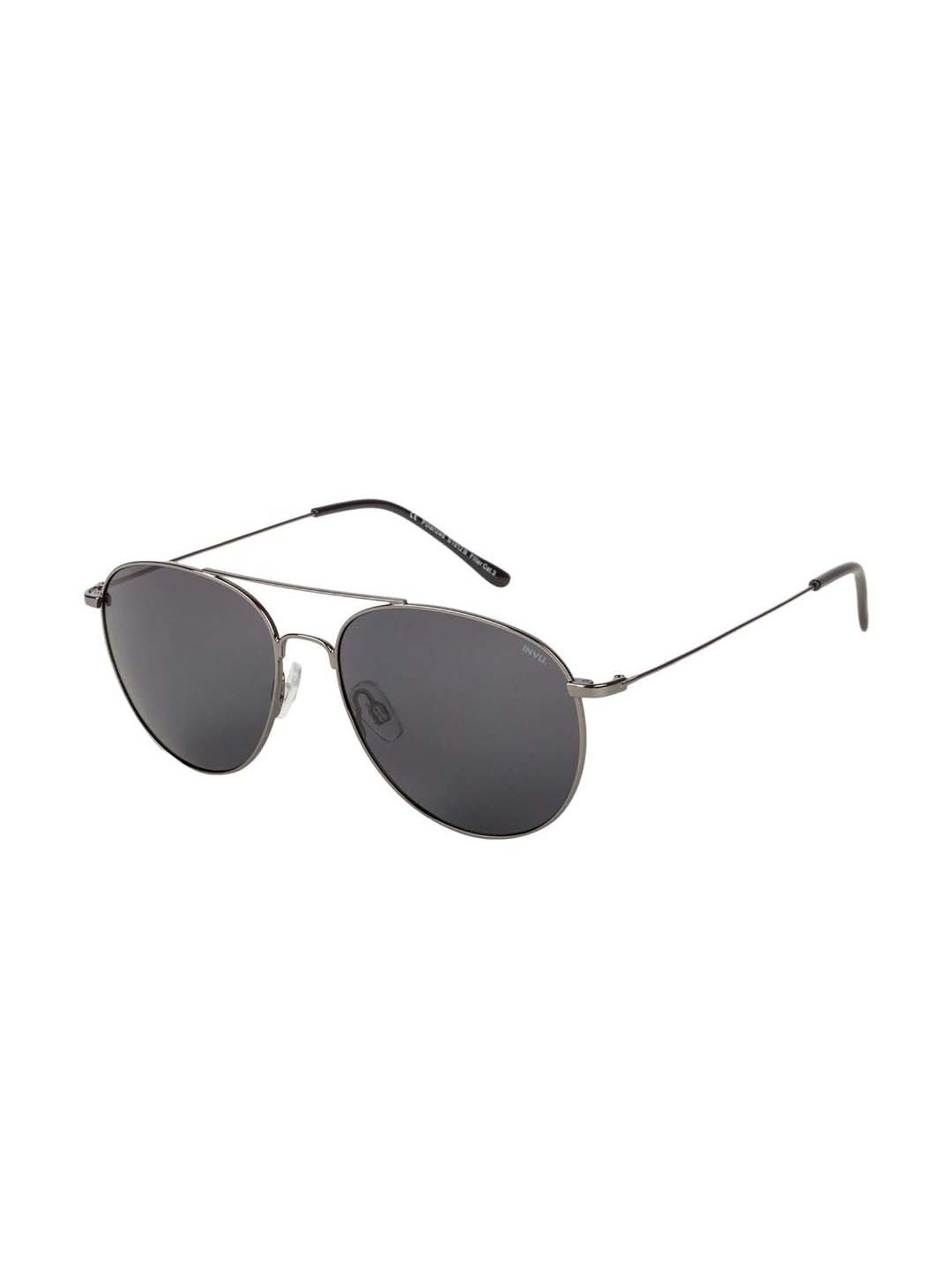 INVU Grey Aviator UV Protection Sunglasses for Men