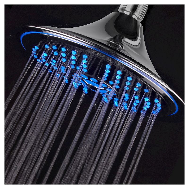 8" LED Color Changing Showerhead Chrome - DreamSpa