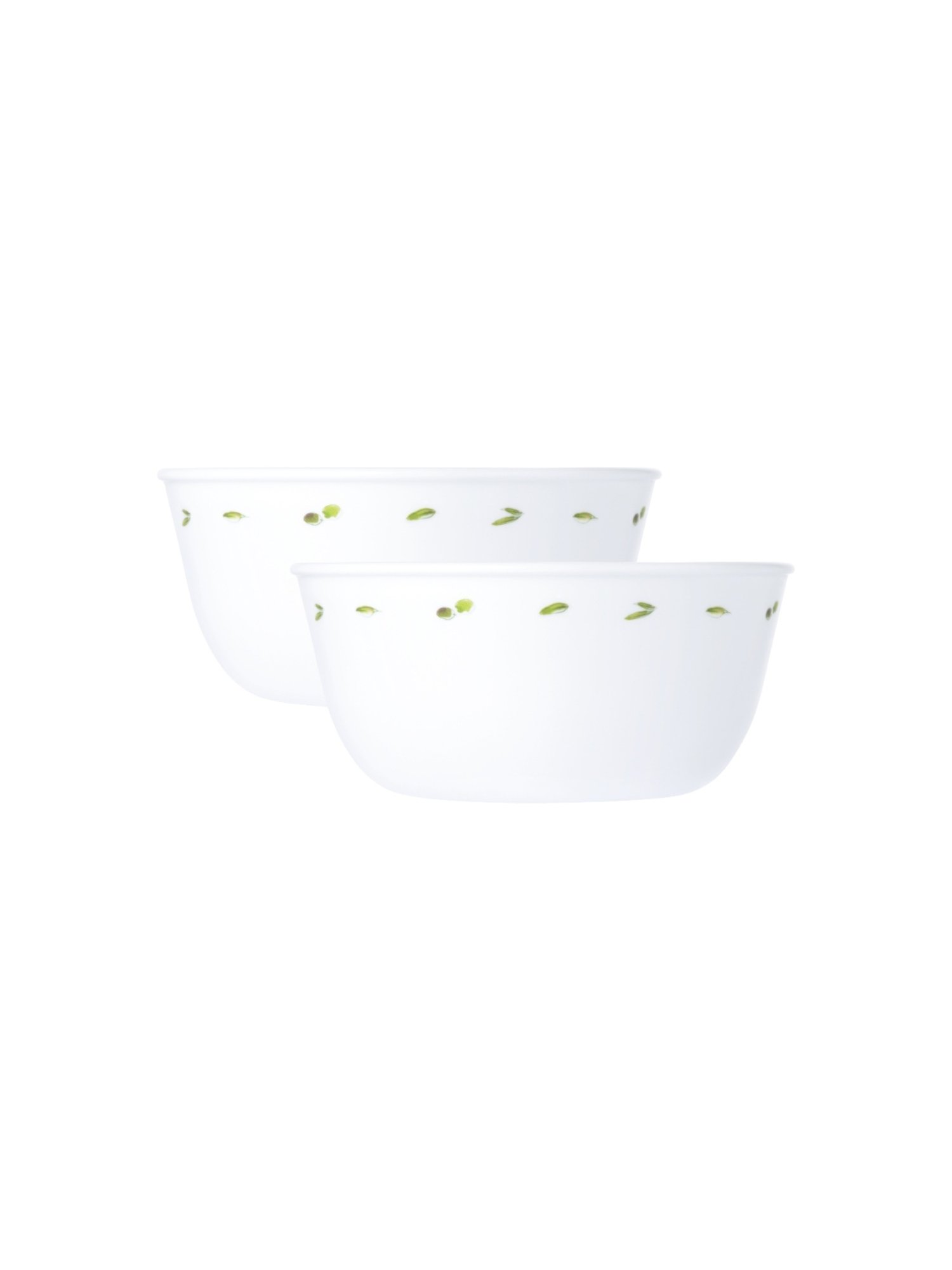 Corelle Livingware Plus Olive Garden 828ml Curry Bowl, Noodle Bowl Pack of 2