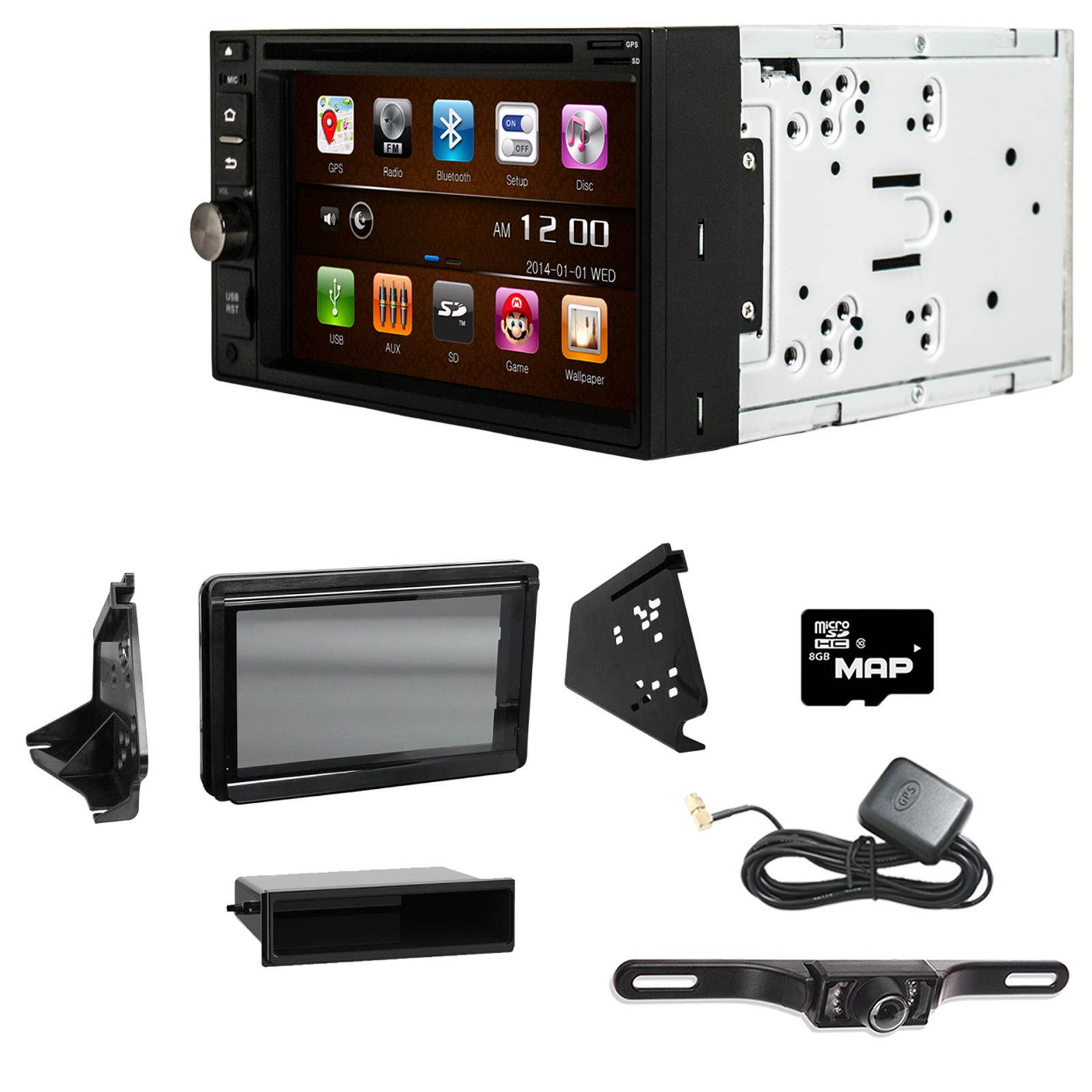 Otto Navi S-Series DVD GPS Navigation Multimedia Radio and Dash Kit for Polaris Slingshot 2015 and up with back up camera and extra