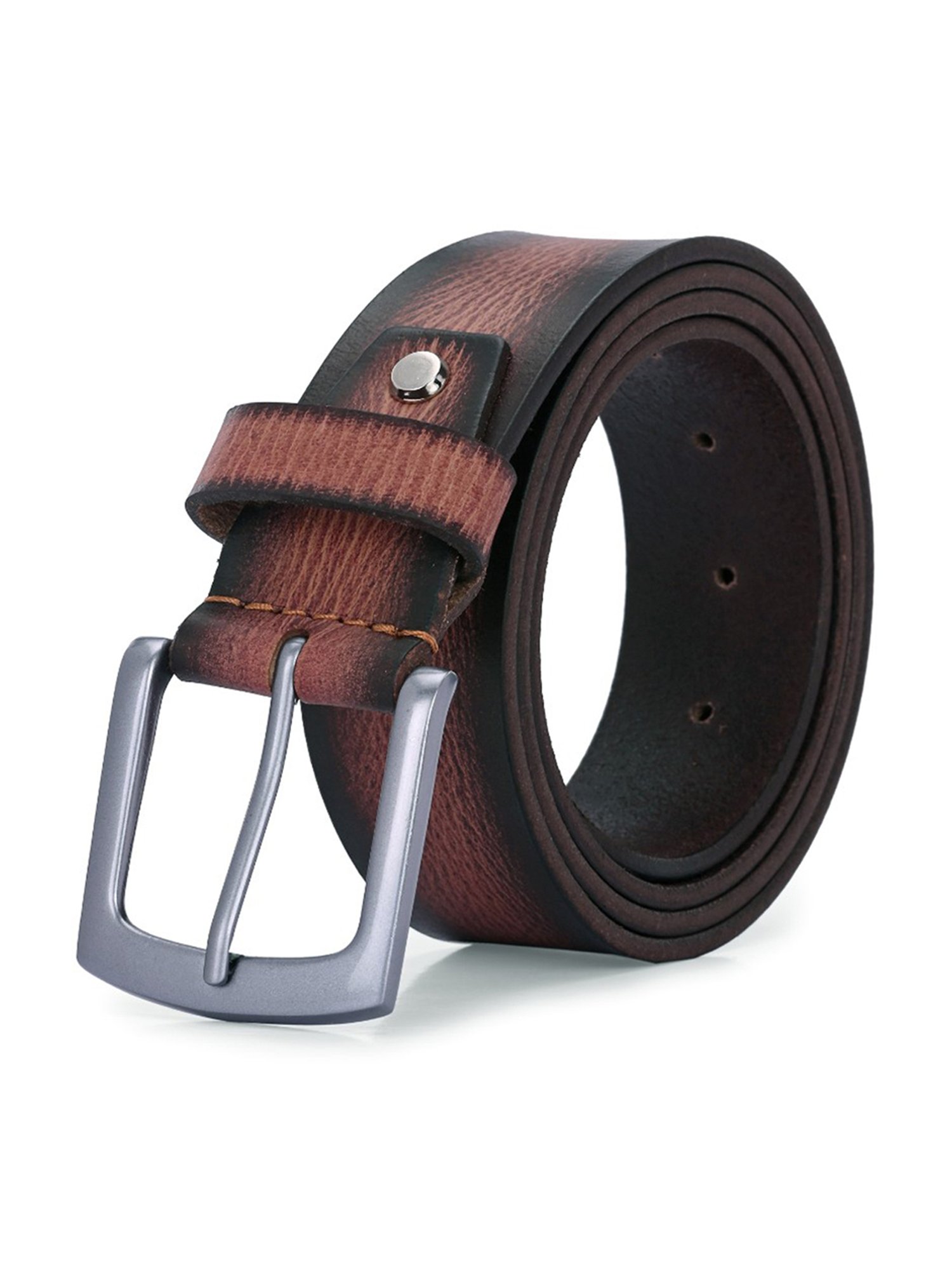 Clog London Brown Leather Casual Belt
