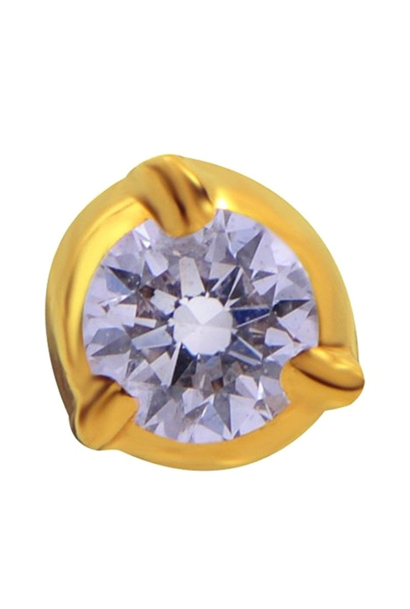 Joyalukkas 22k Gold & Diamond Nosepin