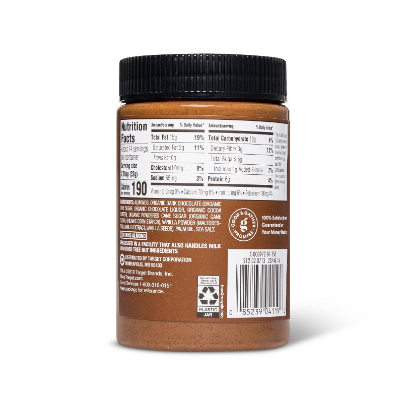 Dark Chocolate Almond Butter 16oz - Good & Gather™