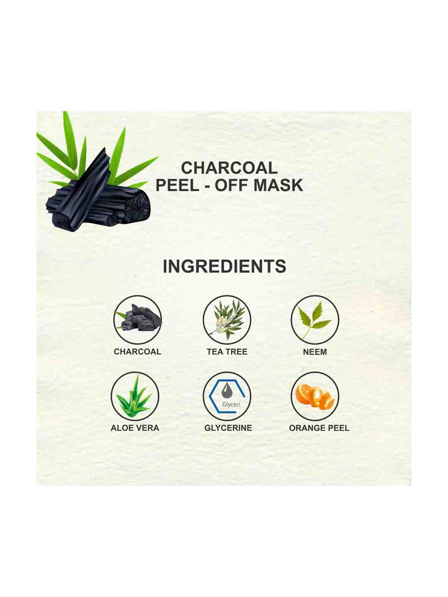 Love Earth Charcoal Peel-Off Mask - 50 gm