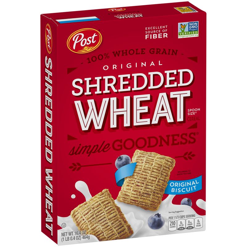 Shredded Wheat Spoon Size Breakfast Cereal - 16.4oz - Post