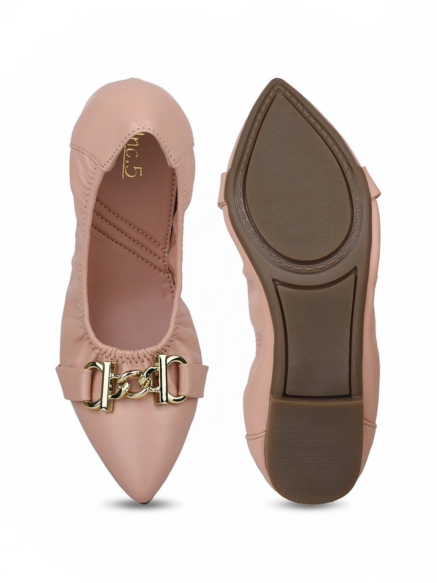 Inc.5 Women's Peach Flat Ballets