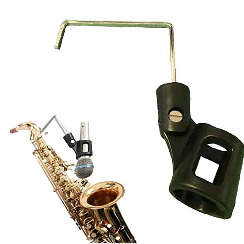 Microphone Clip-on Clip Sax Wireless Mic Holder Stand