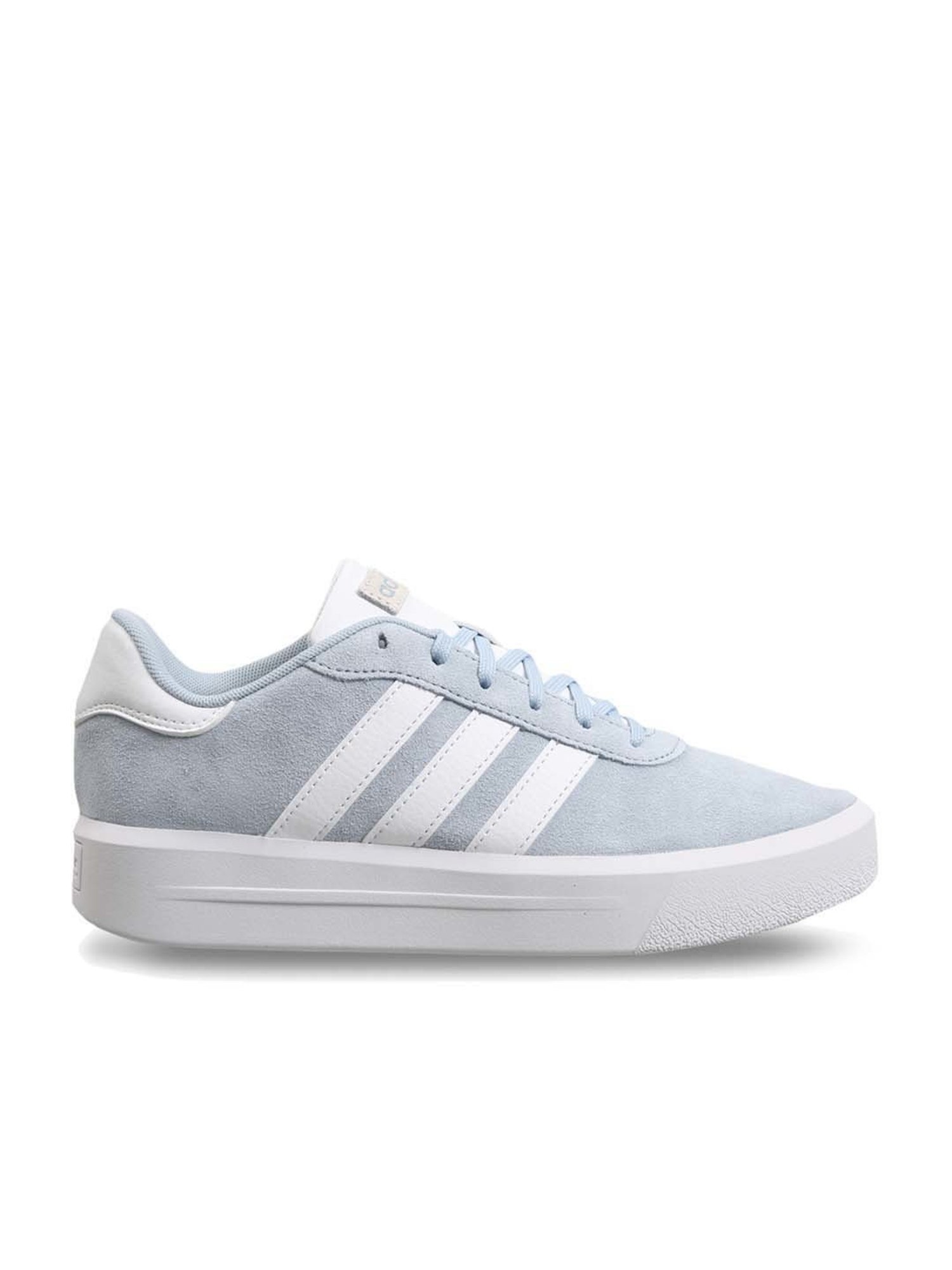 Adidas Women's COURT PLATFORM Blue Skateboarding Shoes