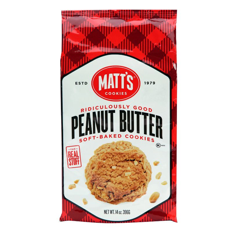 Matt's Peanut Butter Soft-Baked Cookies - 14oz