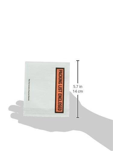 Sales4Less Packing List Envelopes 4.5"x5.5" Pouches Invoice Enclosed Adhesive Bags Pack of 200