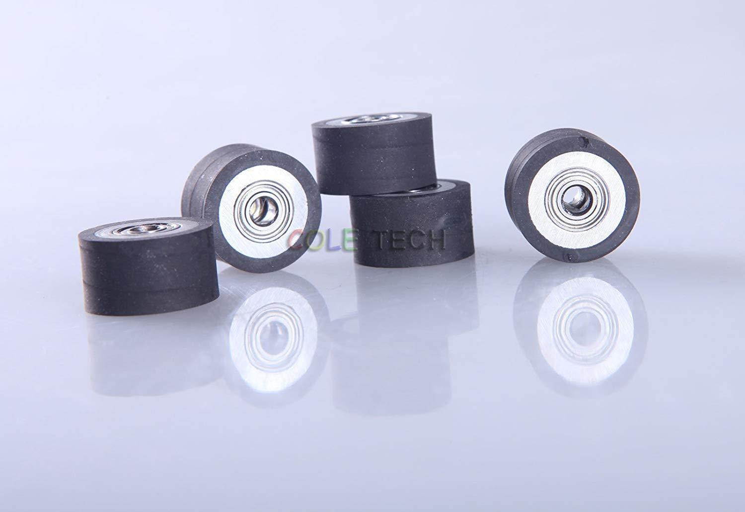 COLETECH 4pcs Pinch Roller for Mimaki Vinyl Cutting Cutter Plotter 4x10x14mm