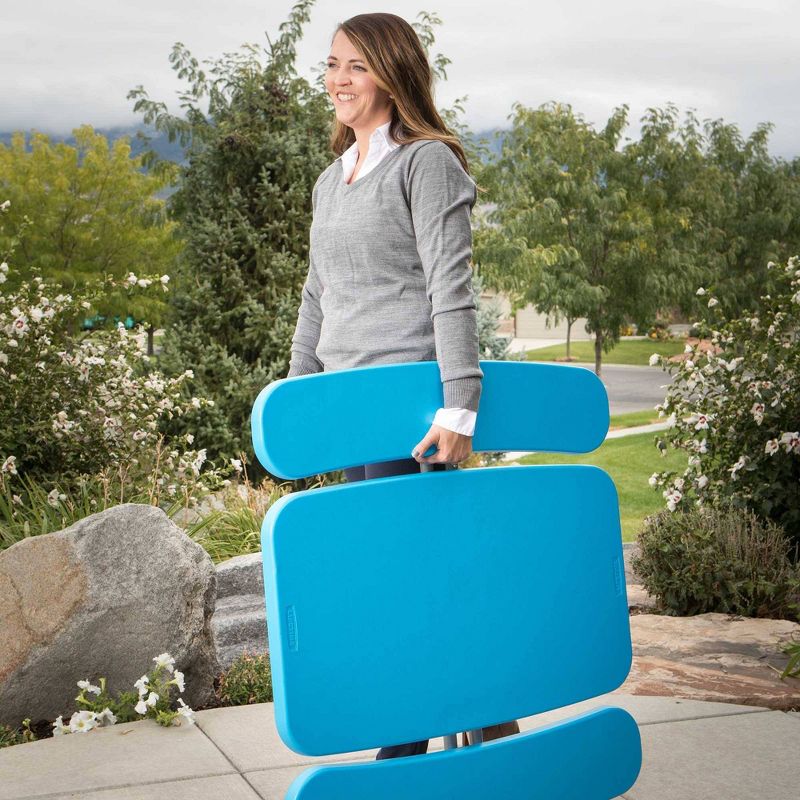 Kids Rectangle Patio Picnic Table Blue - Lifetime