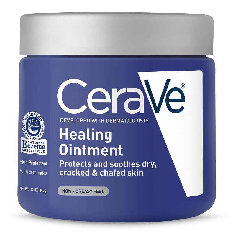 CeraVe Healing Ointment for Dry and Chafed Skin, Non-Greasy Feel - 12oz