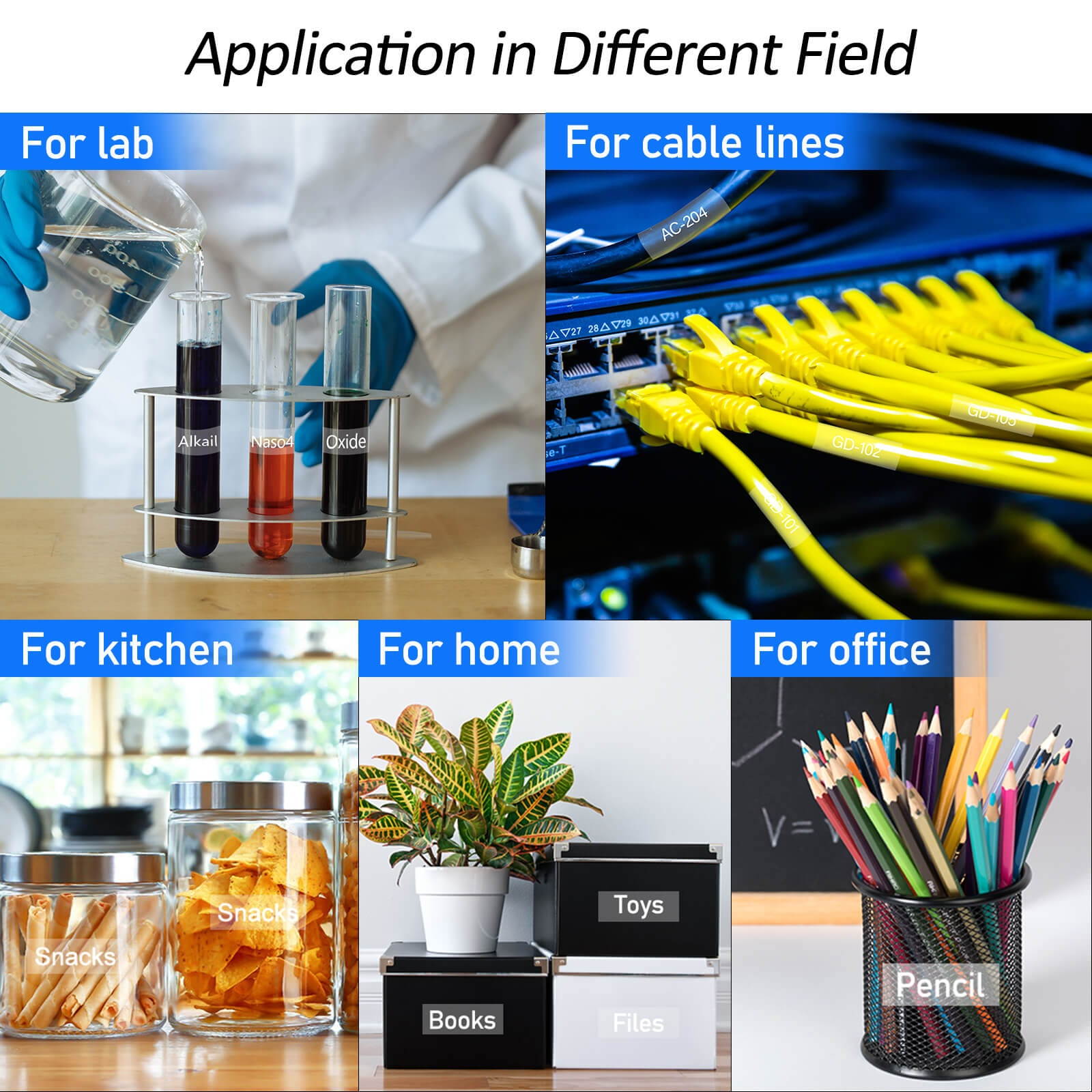 GREENCYCLE 4PK White on Clear TZe-155 TZ-155 TZe155 TZ155 Laminated Label Tape for Brother P-touch Label Maker(24mm x 8m)
