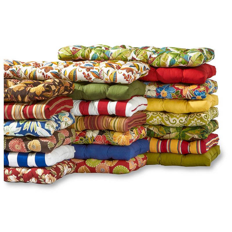 Marlow Floral Outdoor High Back Chair Cushion - Kensington Garden