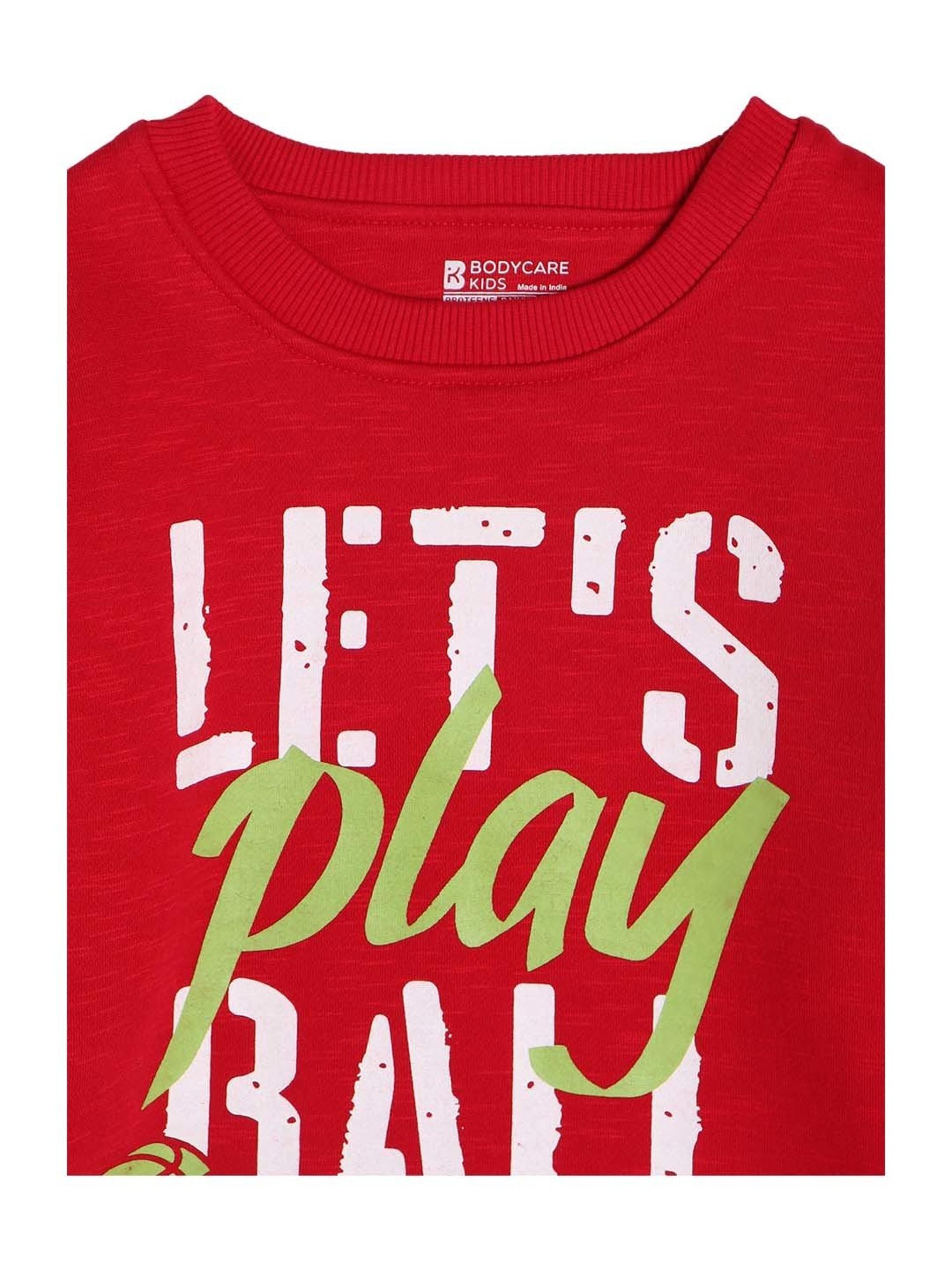 Proteens Kids Maroon Cotton Printed Sweatshirt