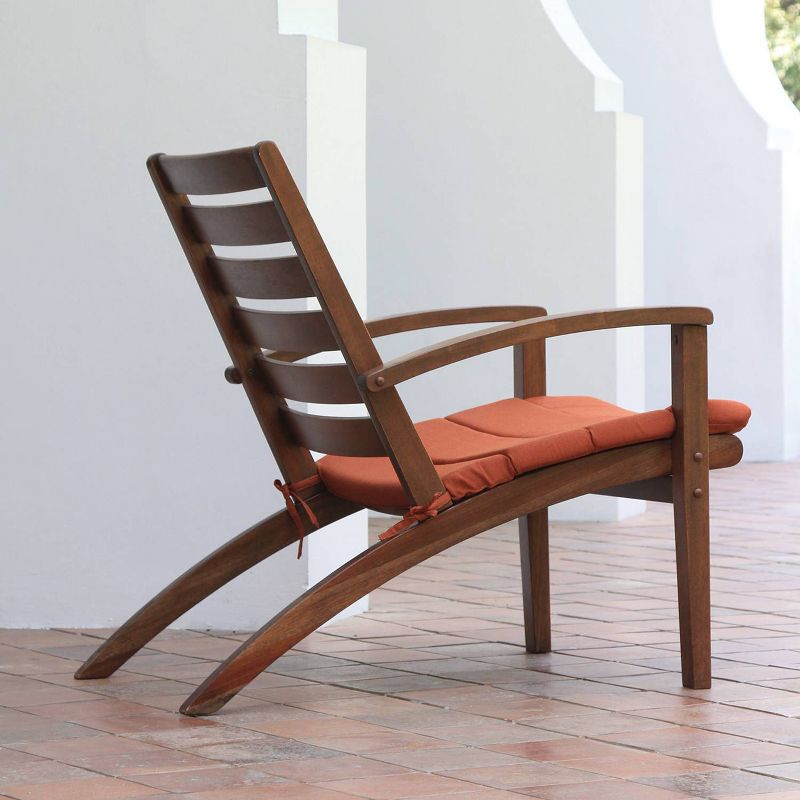 Westlake 3pc Wood Patio Chat Set with Cushion - Red Brick - Cambridge Casual