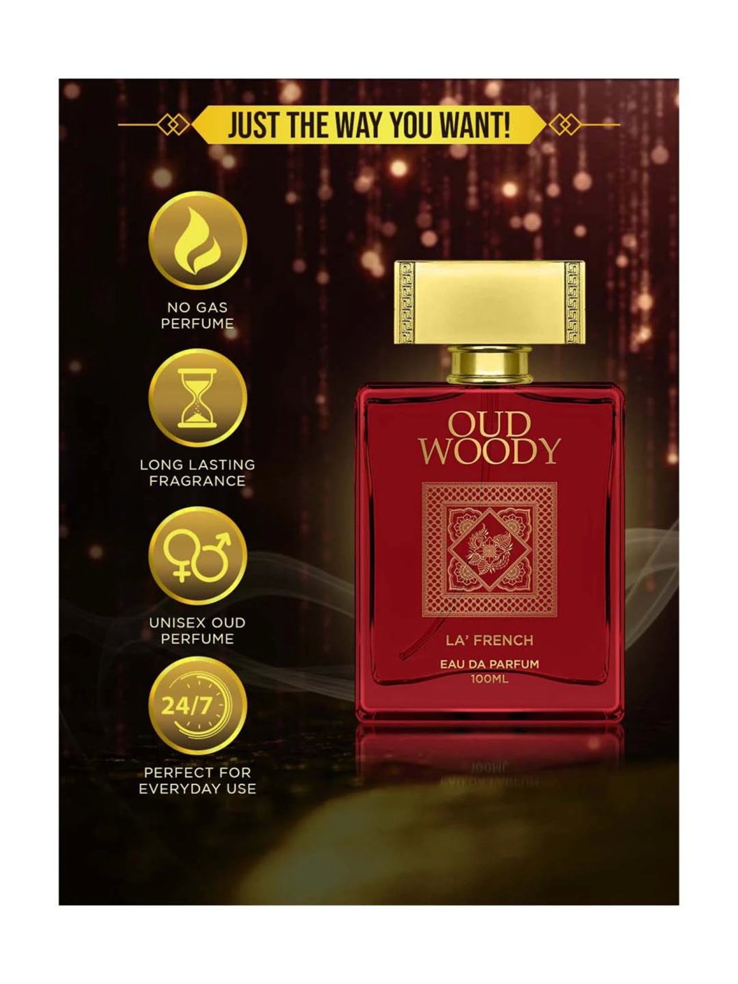 La French Oud Woody Eau De Parfum - 100 ml