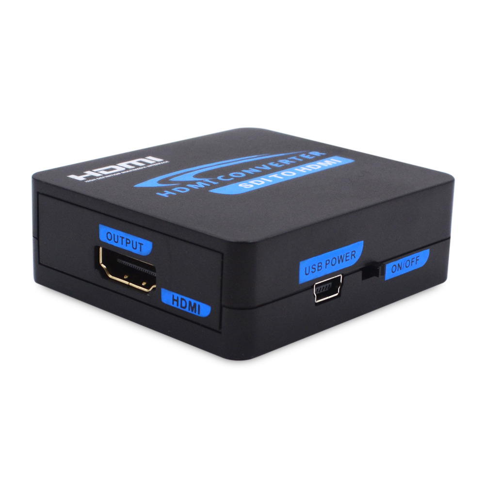 SDI to HDMI Converter 720 1080P, Converts SDI, 3G-SDI or HD-SDI to HDMI