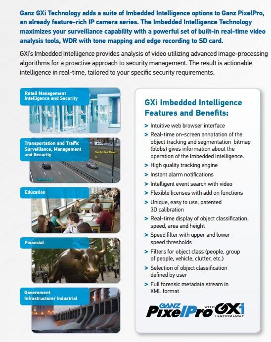 Computar Ganz D1Indoor IP Box Camera with Imbedded Intelligence Technology PoE ZN-NH11VNE