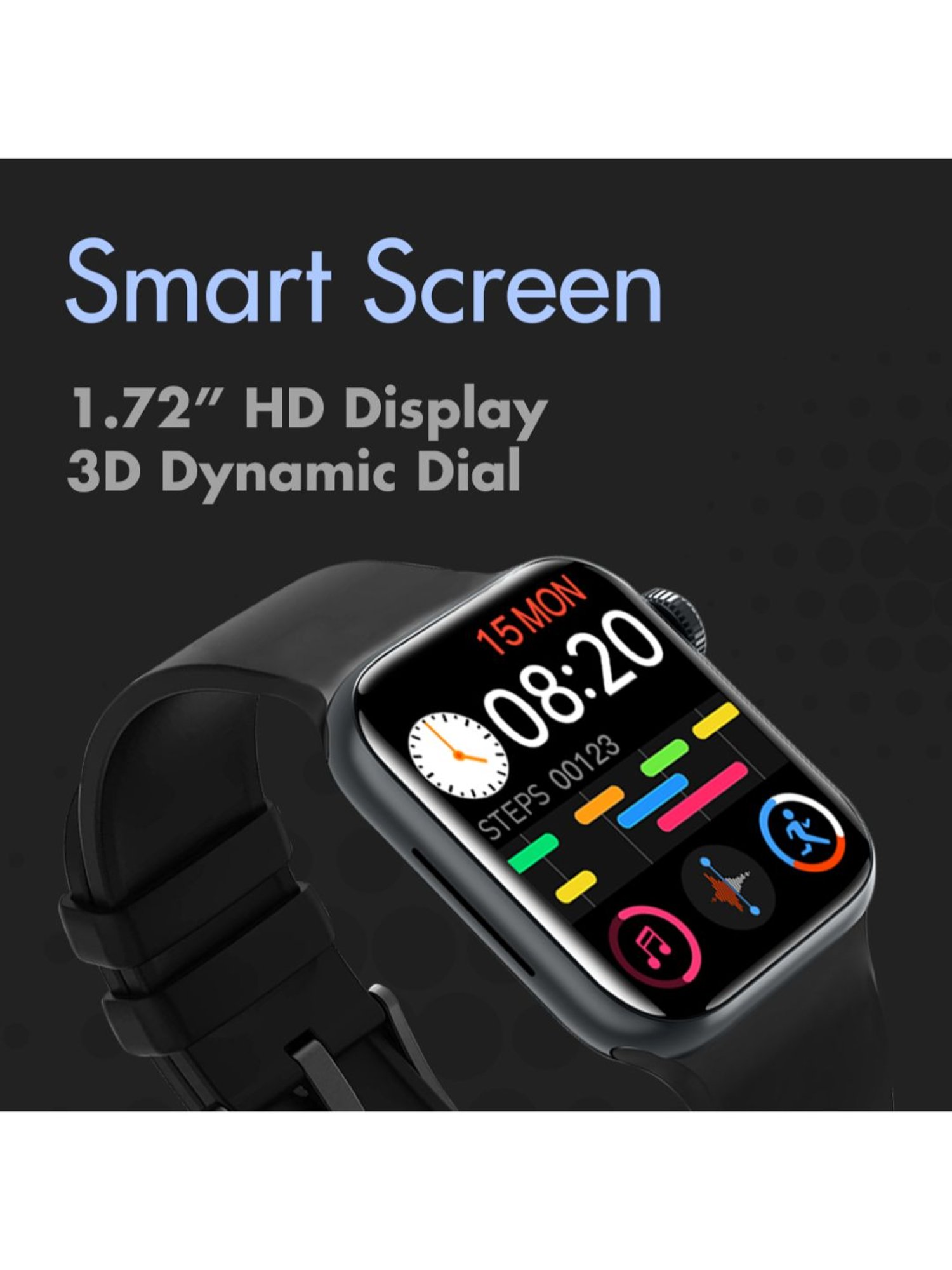 I KALL W3 Smart Watch (Black)