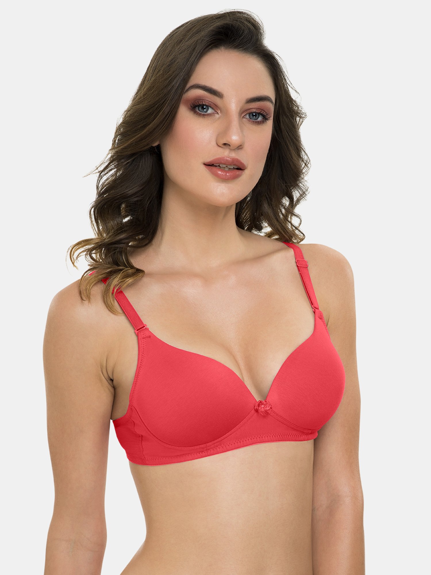 Tweens Coral Non Wired Padded T-Shirt Bra