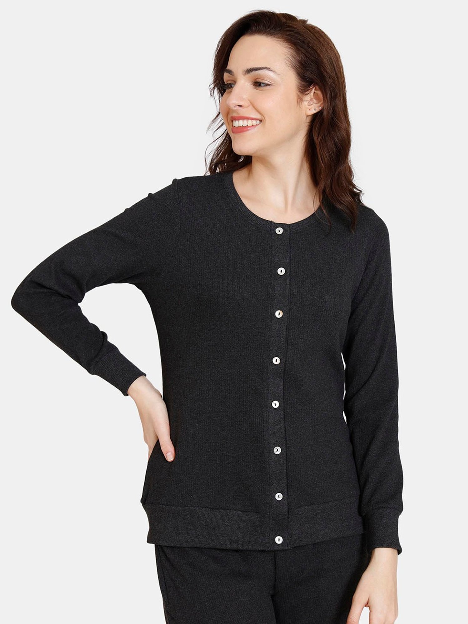 Zivame Black Relaxed Fit Top