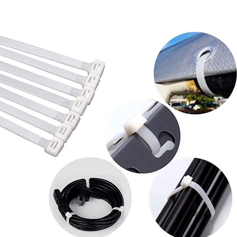 Ties Self-Locking 6 inches Nylon Cable ties,Standard Medium Length Industrial Grade Cable ties Tightly Bind Anything