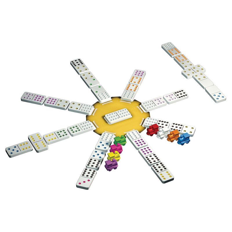 Mexican Train in Tin Box Dominoes Game