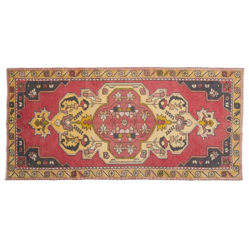 4'3"x8'10" Vintage One-of-a-Kind Dangira Rug Pink - Revival Rugs