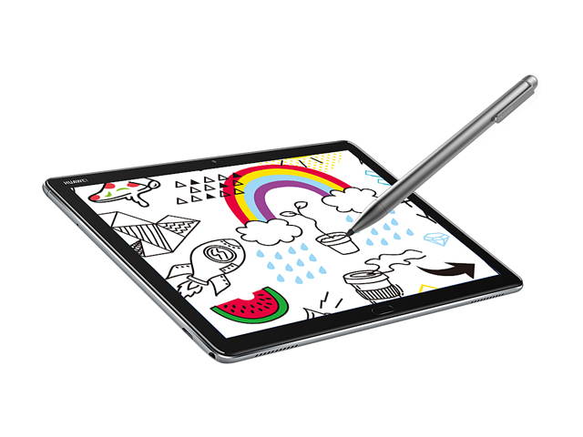 HUAWEI MediaPad M5 Lite Tablet, 10.1" Full HD Display, 3 GB RAM + 32 GB ROM, Android 8.0, Octa-Core Processor, Space Gray - Bach2-W19C 53010FBP